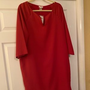 Chico’s Red Crepe Dress